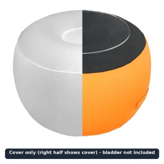 Printed ottoman cover for inflatable lounge ottoman (cover only)