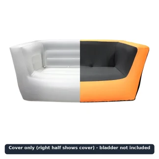 Printed sofa cover for inflatable lounge sofa (cover only)