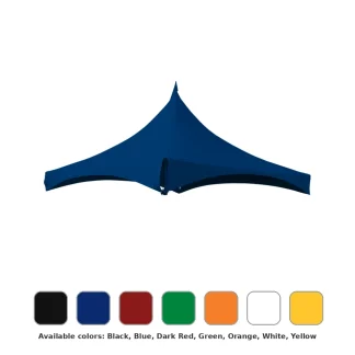 Solid color marquee top only with 7 color swatches