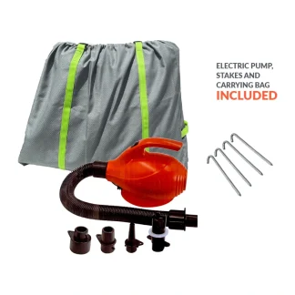 Inflatable Air Tent Frame (w/ bag, stakes & electric pump)