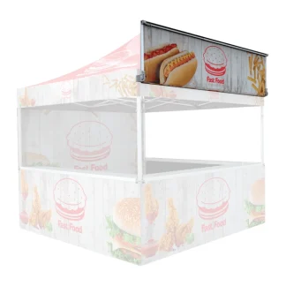V3 Tent Awning Banner (Fabric Only)