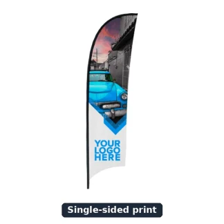 Sunblade flag fabric only, single-sided print