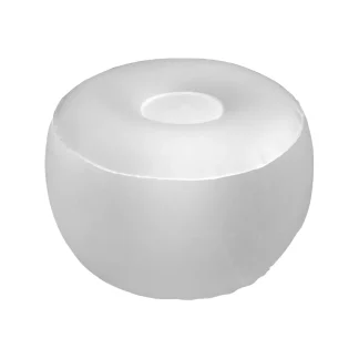 Inflatable lounge ottoman bladder (white, uncovered)