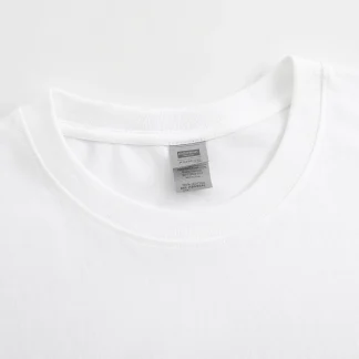 Premium oversized 250GSM blank tee, white