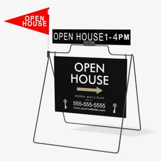 Real estate A-frame sign