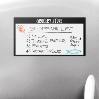 Dry erase magnet