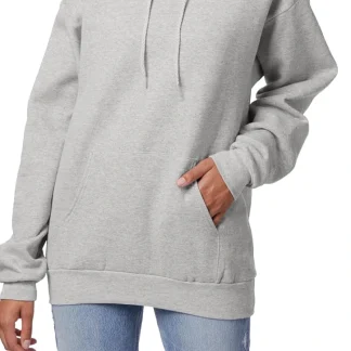 Women's classic 200GSM gray pullover hoodie