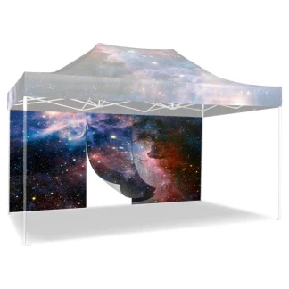 Fully printed single-sided wall with zipper door (supplier photo)