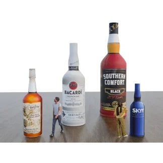 Custom inflatable bottles (supplier examples)