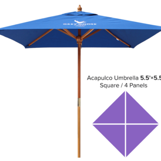 Commercial Market Umbrella – 5.5'x5.5' / 4 Panels