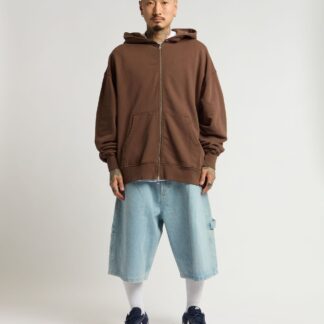 12.oz Max Heavy Fleece Garment Dye Double Zip Hoodie